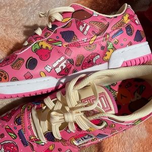 FILA Pink Kawaii Y2K 90’s Girl Women’s Low Top Sneakers
